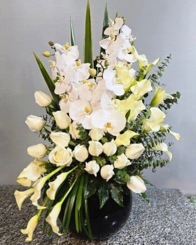 جام گل تبریک برای غرفه بندی نمایشگاه 5349