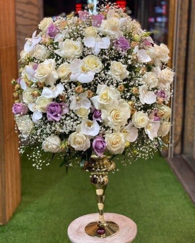 جام گل تبریک برای غرفه ارایی نمایشگاه 5345