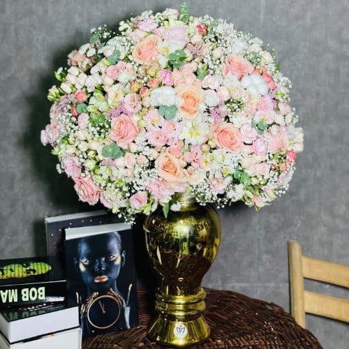 جام گل تبریک برای نمایشگاه صنعت ساختمان تهران 1404 کد 5324