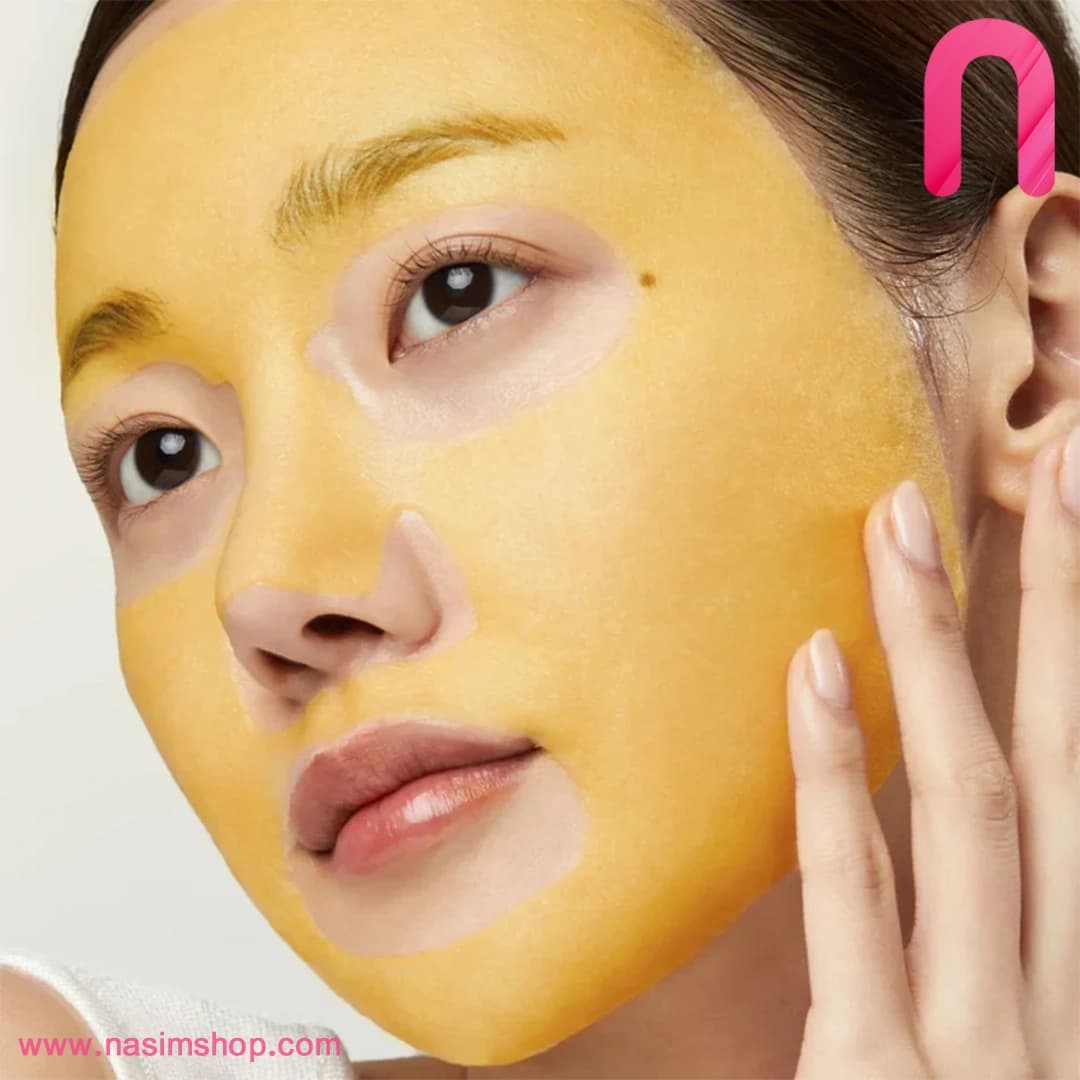 ماسک ورقه‌ای روشن‌کننده ویتامین C و گلوتاتیون مدی کیوب — تصویر ۲