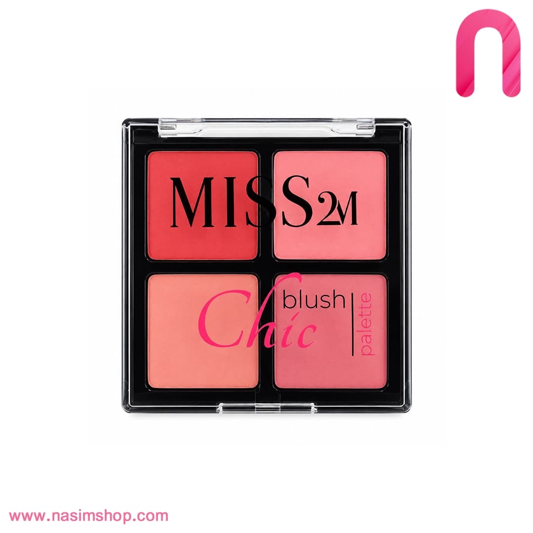 پالت رژگونه چهار رنگ مدل MP904-04 میس تو ام