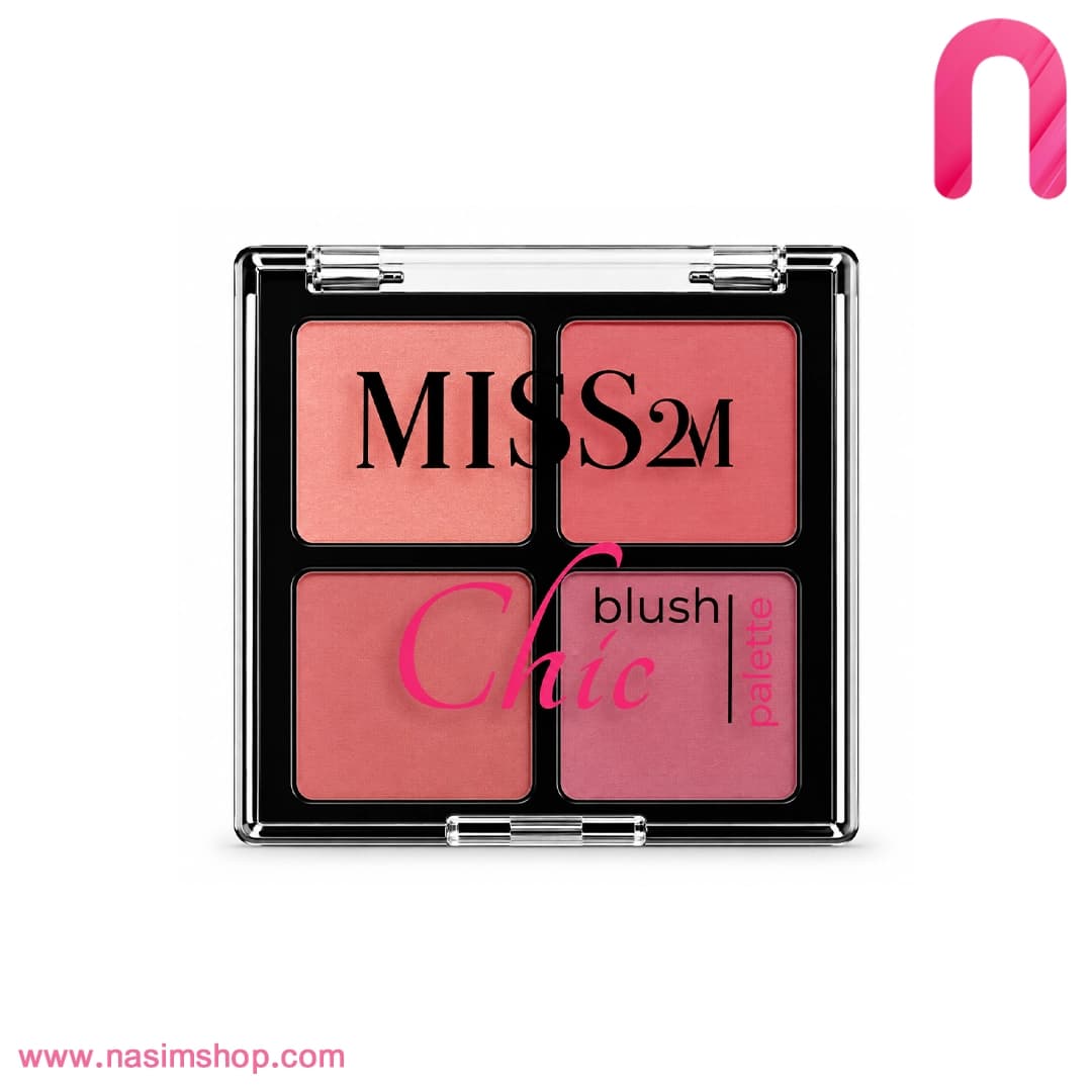 پالت رژگونه ۴ رنگ مدل MP904-02 میس تو ام