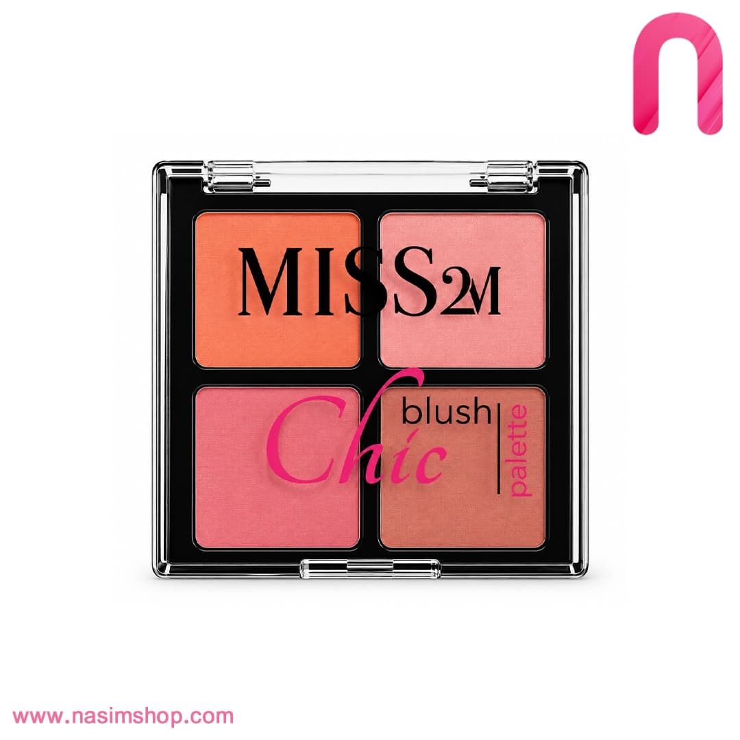 پالت رژگونه ۴ رنگ مدل MP904-01 میس تو ام