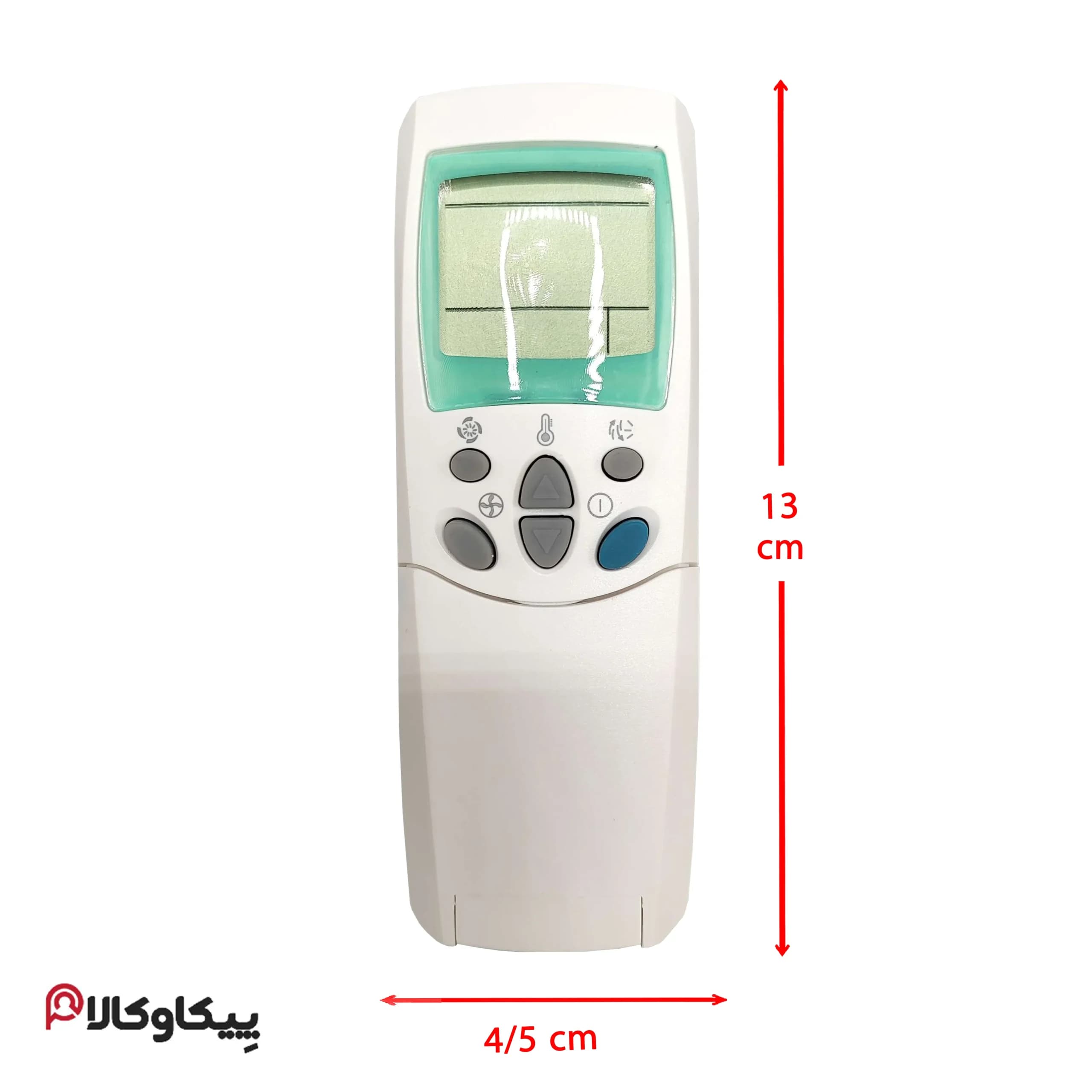 کنترل کولر گازی ال جی LG درب دار دکمه آبی قدیم 17 — تصویر ۲