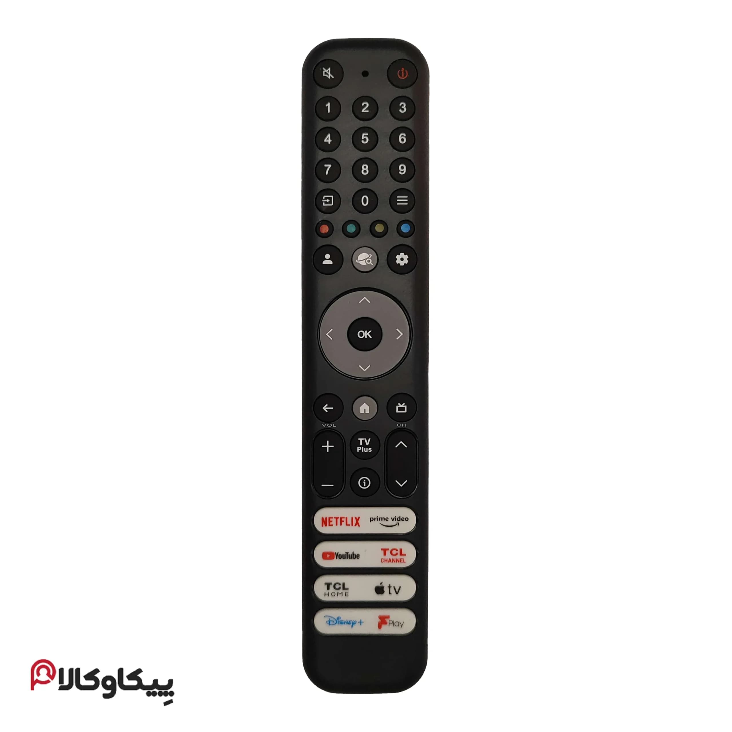 کنترل تلویزیون TCL تی سی ال بیضی جدید