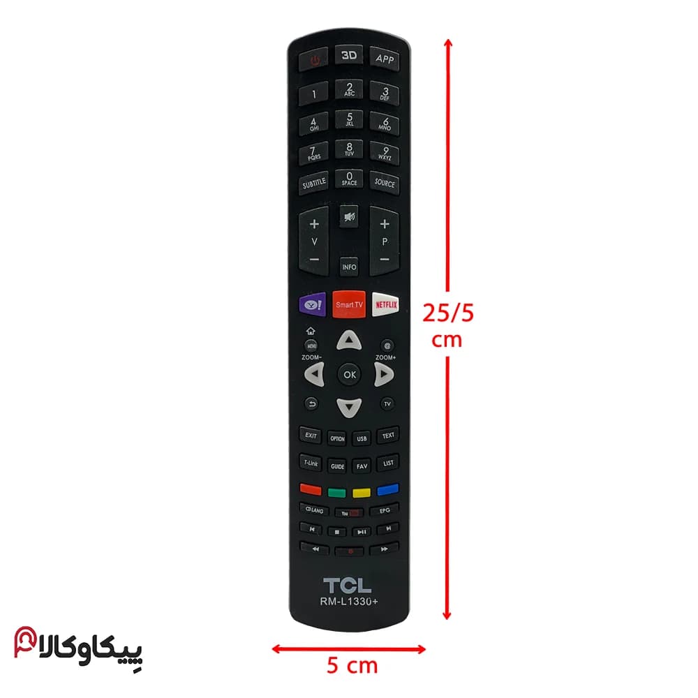 کنترل TCL تی سی ال 1330 LCD اینترنت دار — تصویر ۴