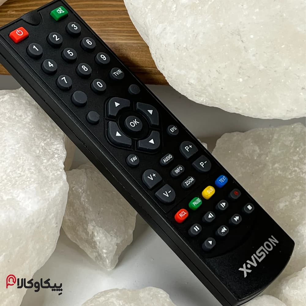 کنترل گیرنده دیجیتال Xvision ایکس ویژن مشکی — تصویر ۵