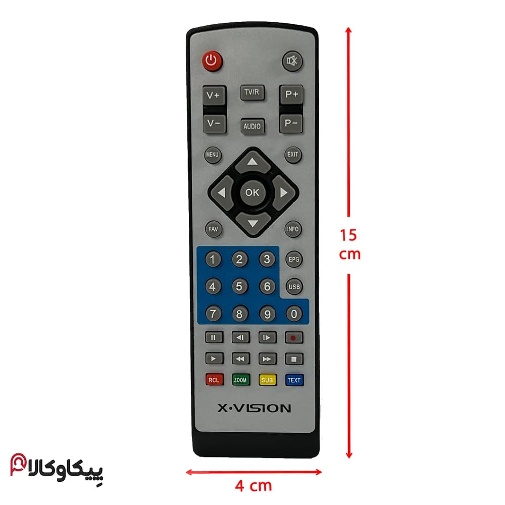 کنترل گیرنده دیجیتال Xvision ایکس ویژن رو سفید — تصویر ۶