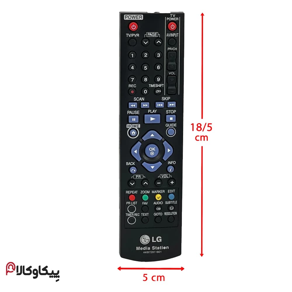 کنترل ال جي LG DVD بلوري — تصویر ۴