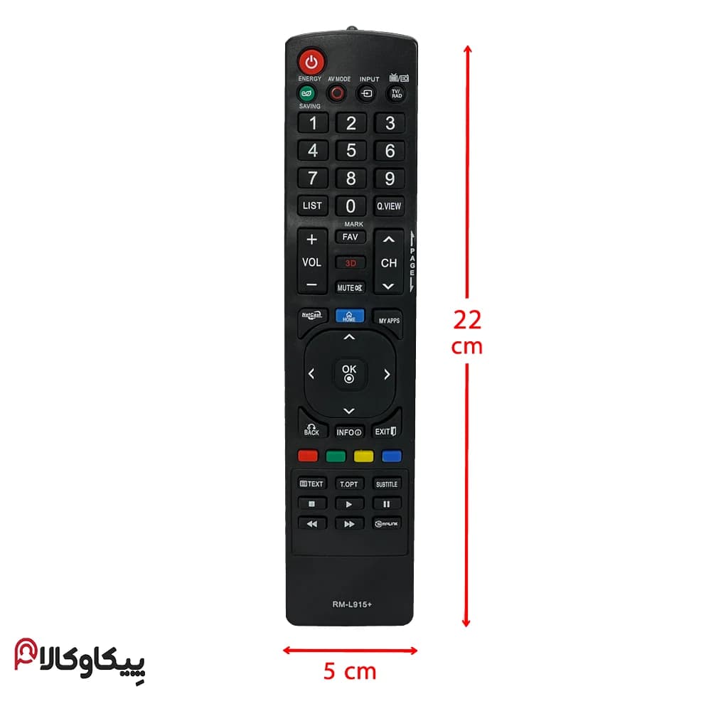کنترل تلویزیون LG ال جی 915 — تصویر ۲