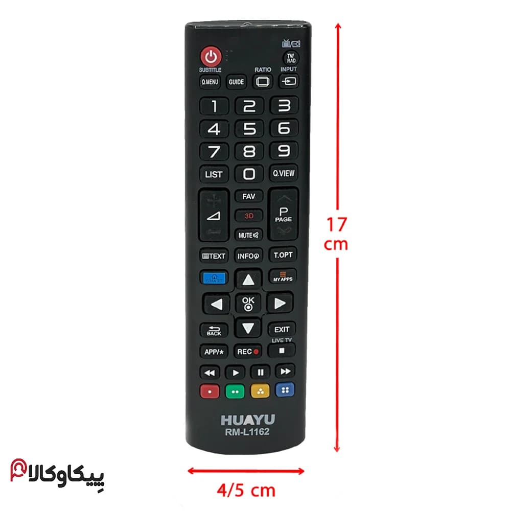 کنترل تلویزیون ال جی 1162 LG — تصویر ۲