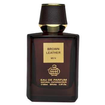 ادوپرفیوم مردانه فراگرنس ورد مدل Brown Leather حجم 100 میلی لیتر