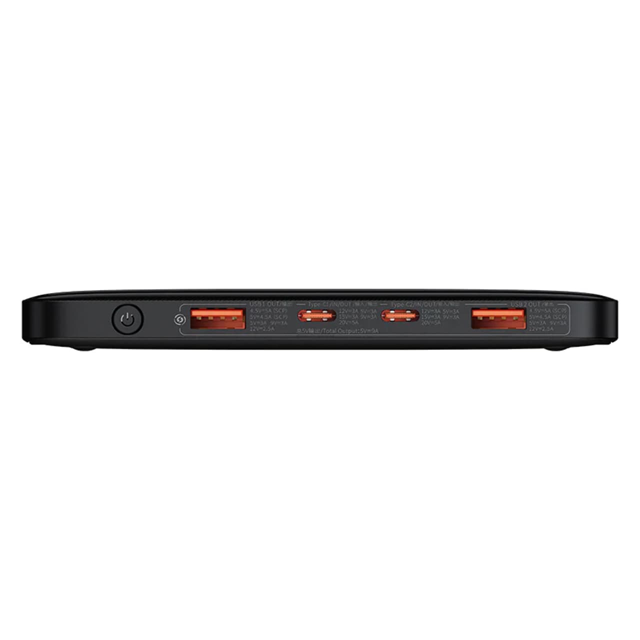 پاوربانک بیسوس مدل PPBLD100-X با ظرفیت 20000 میلی آمپر ساعت و توان 100 وات — تصویر ۳