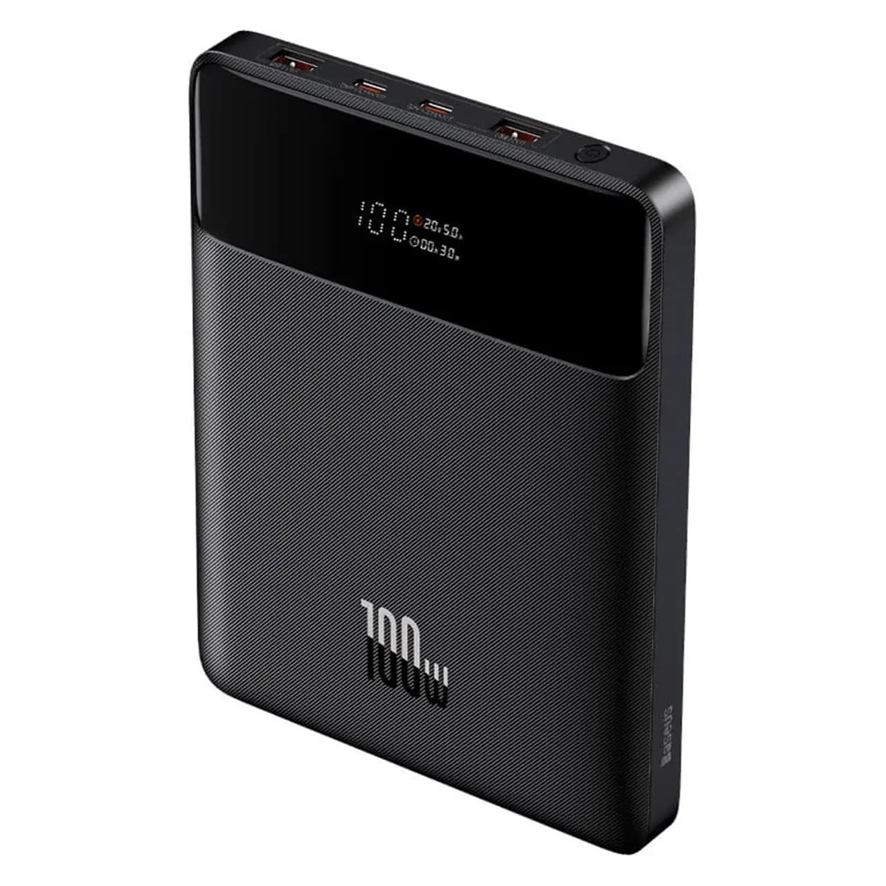 پاوربانک بیسوس مدل PPBLD100-X با ظرفیت 20000 میلی آمپر ساعت و توان 100 وات
