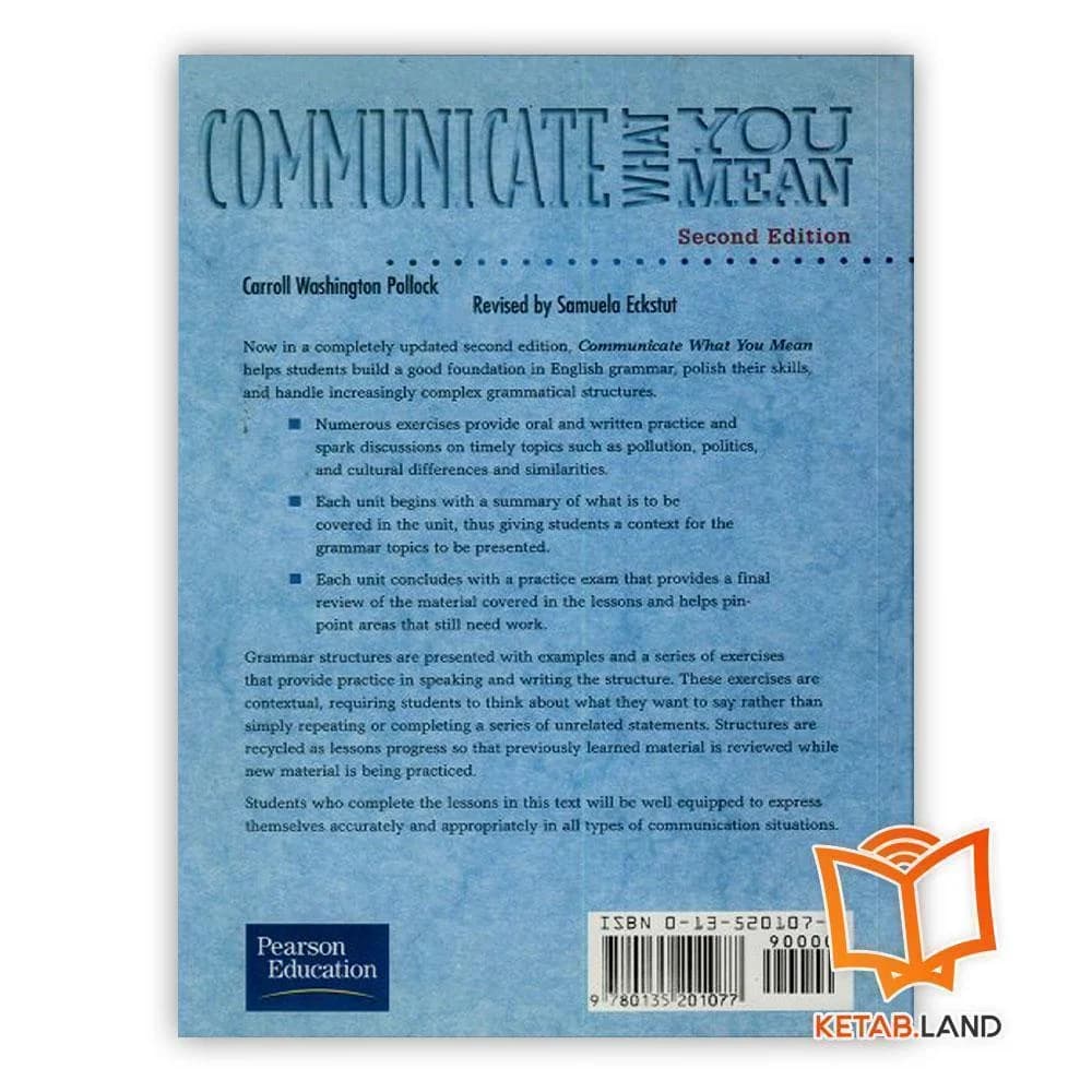 کتاب انگليسی Communicate What You Mean 2nd — تصویر ۳