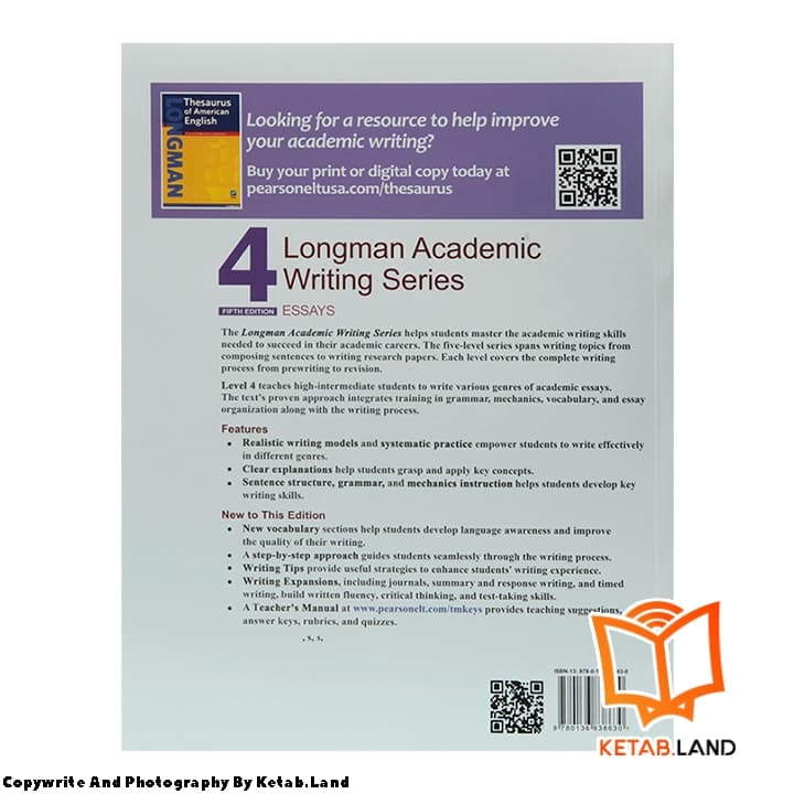 کتاب انگليسی Longman Academic Writing series 4 (5th) — تصویر ۳