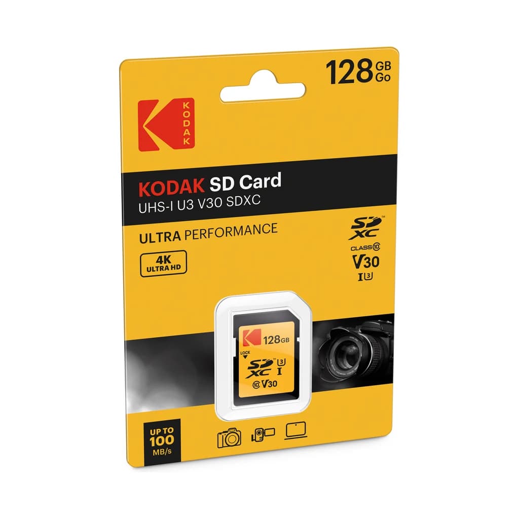 کارت حافظه SD کداک مدلKodak Ultra Performance ظرفیت 128 گیگابایت کلاس V30 — تصویر ۲