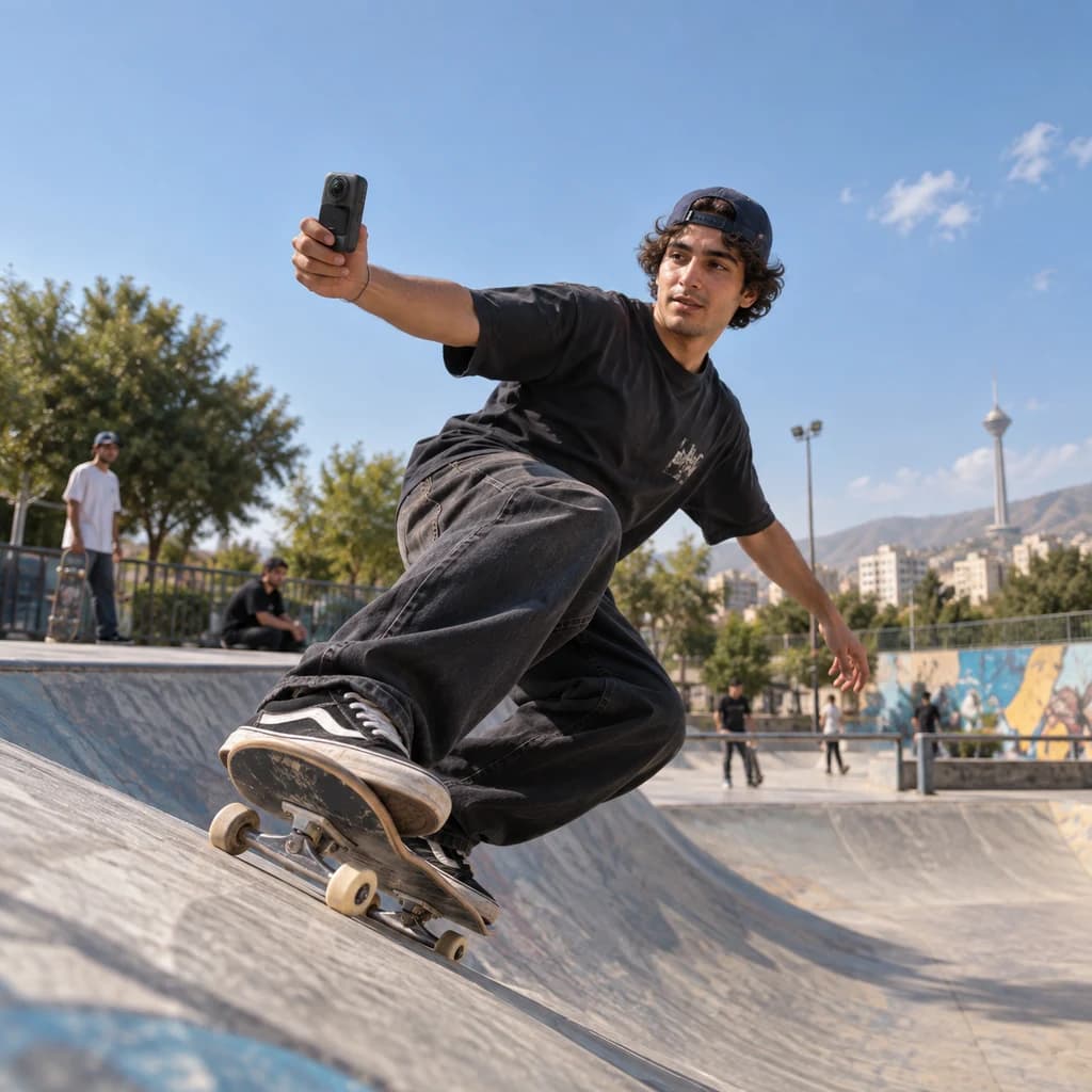کیت دوربین ۳۶۰ درجه دی جی آی DJI Osmo 360 II مدل Standard Combo با کیف محافظ — تصویر ۸