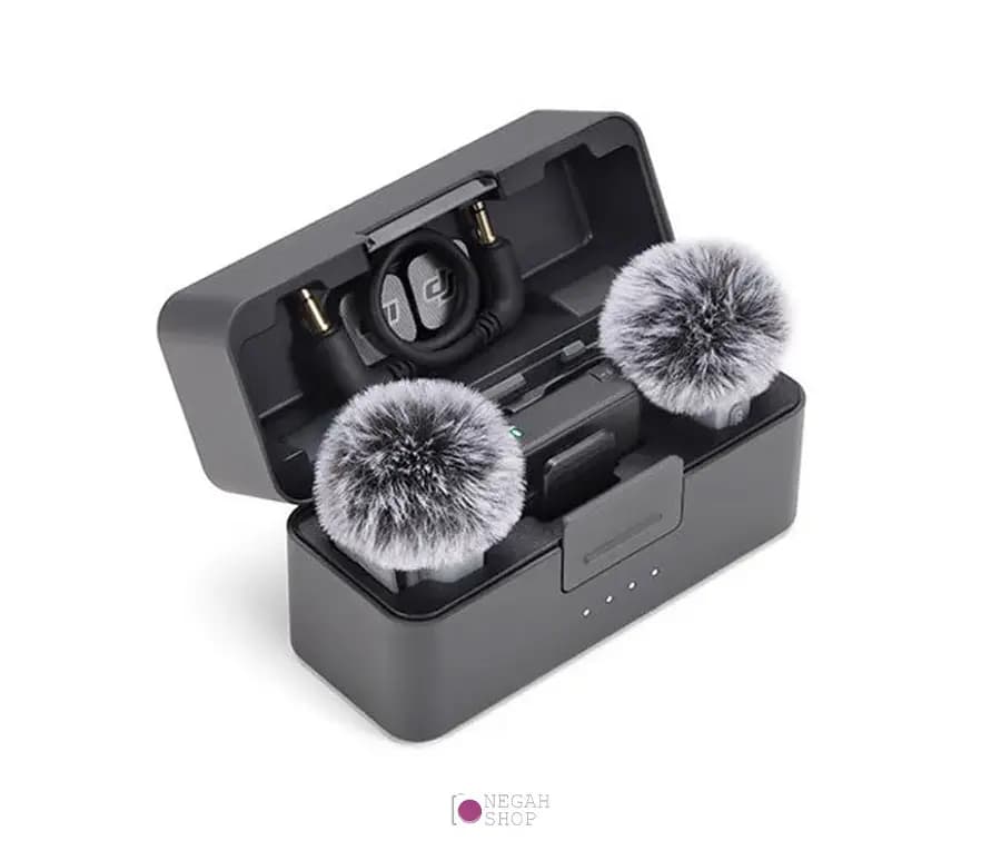 میکروفون یقه‌ای بی‌سیم دی جی آی DJI Mic Mini 2S با حافظه داخلی — تصویر ۳