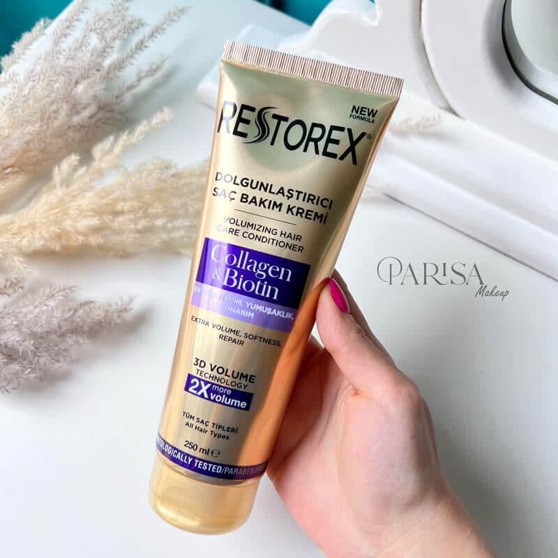نرم کننده مو کلاژن و بیوتین Restorex(250 میل)
