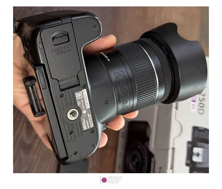 دوربین canon 250d +18-55 is stm دست دوم — تصویر ۲