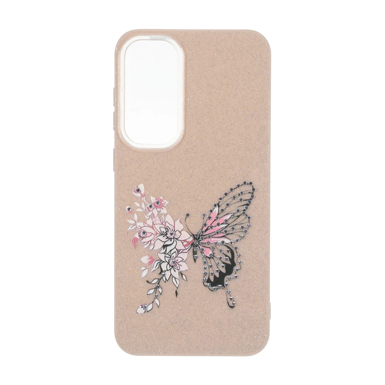 قاب اکلیلی ButterFly نگین دار Samsung Galaxy S23 FE – نسکافه ای