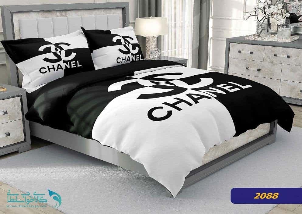 روتختی طرح CHANEL دو نفره برند کارینا کد 2088