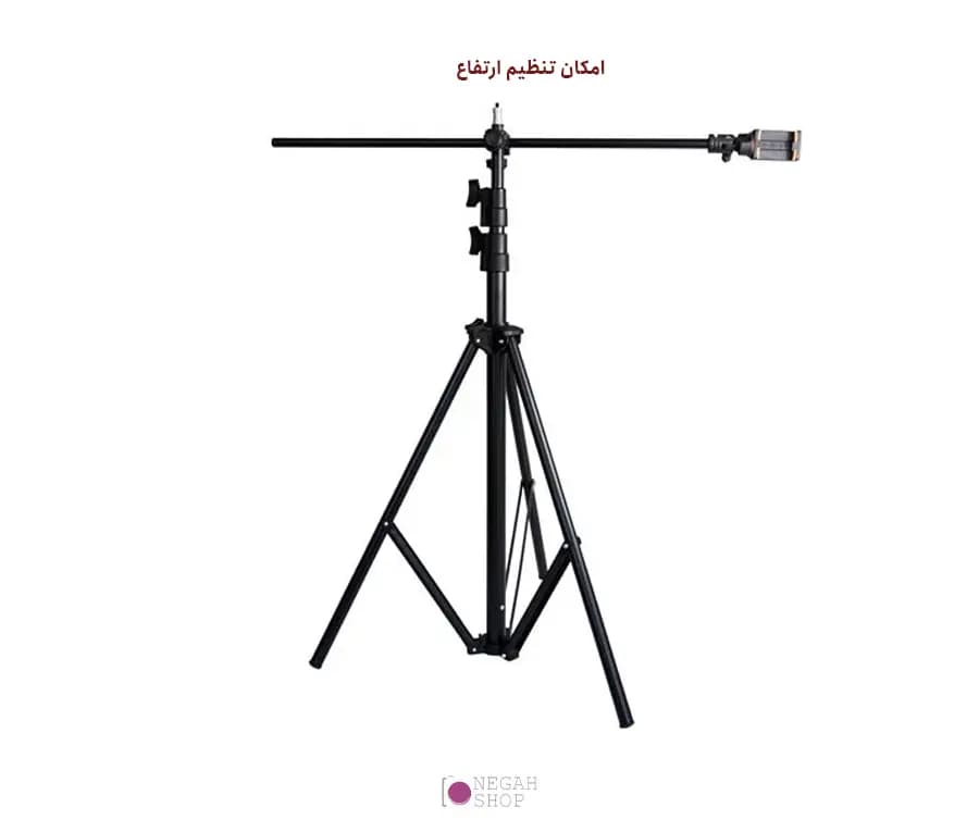 سه پایه نگهدارنده گوشی و دوربین فانیمکس Fanimex 810T با بازوی ۸۰ سانتیمتر — تصویر ۷