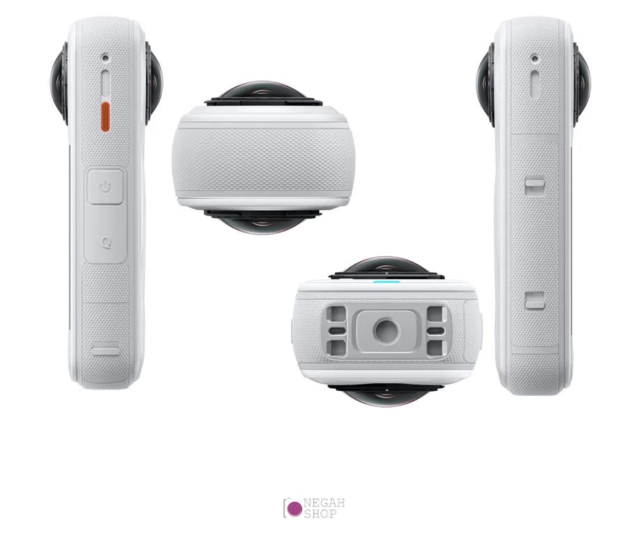دوربین ورزشی ۳۶۰ درجه Insta360 X5 با کیفیت 8K رنگ سفید — تصویر ۲
