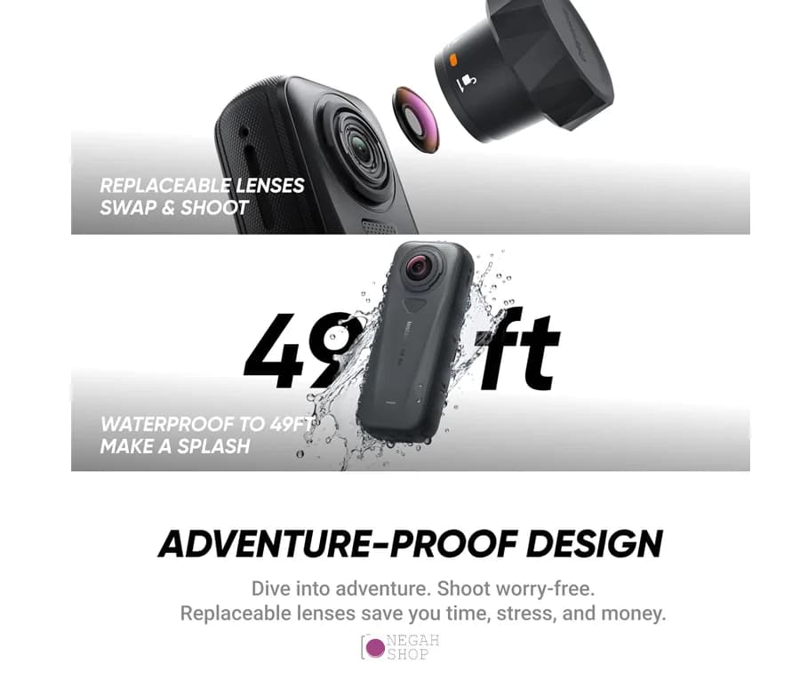 دوربین اکشن ۳۶۰ درجه Insta360 X4 Air — تصویر ۲
