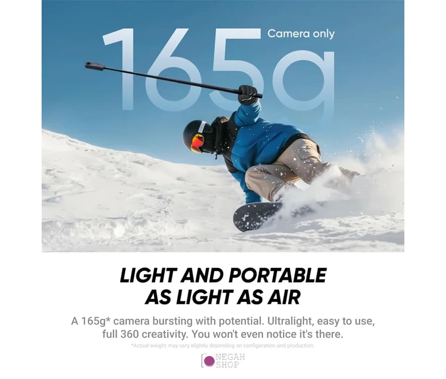 دوربین اکشن ۳۶۰ درجه Insta360 X4 Air — تصویر ۳