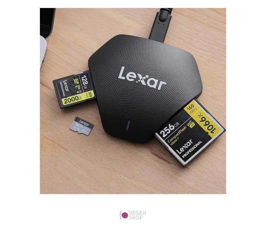 رم ریدر Lexar CompactFlash SD/Micro USB 3.1 RW500 — تصویر ۲