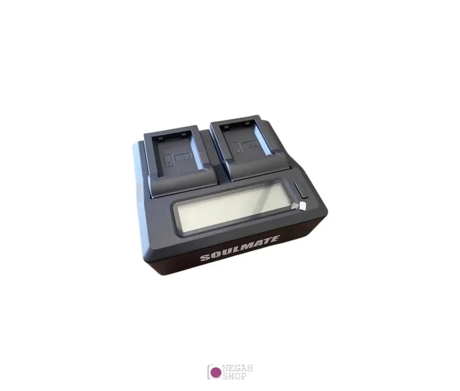 شارژر دوبل باتری Soulmate NP-FW50 با نمایشگر دیجیتال — تصویر ۲