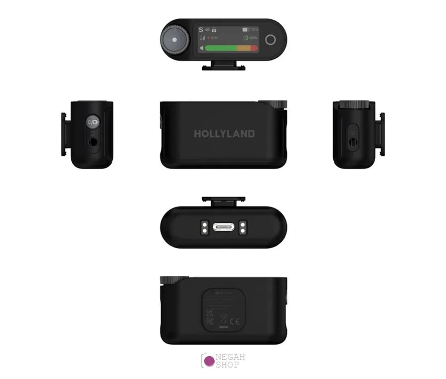 میکروفون بی سیم دو کاناله Hollyland Lark Max 2 Ultimate Combo — تصویر ۲