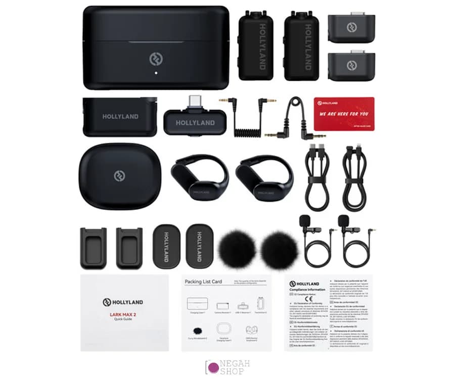میکروفون بی سیم دو کاناله Hollyland Lark Max 2 Ultimate Combo — تصویر ۸