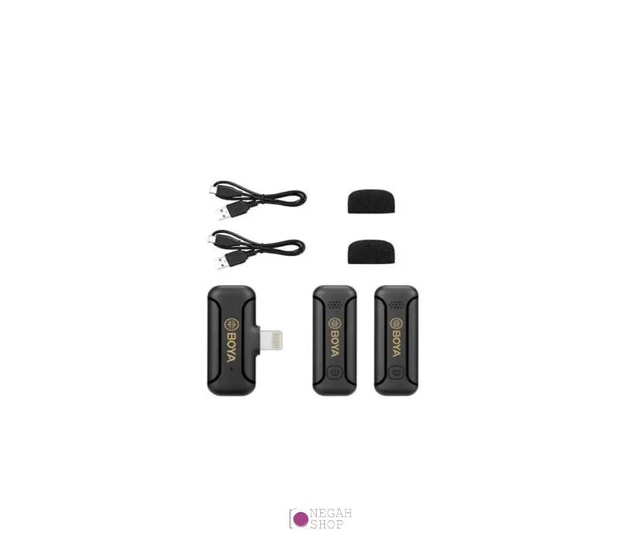 میکروفون بی‌سیم بویا مدل BY-WM3T-D2 — تصویر ۳