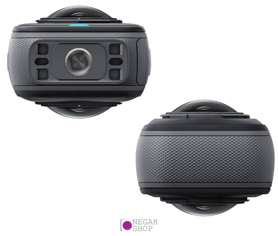 دوربین ورزشی ۳۶۰ درجه Insta360 X5 با کیفیت 8K رنگ مشکی — تصویر ۳