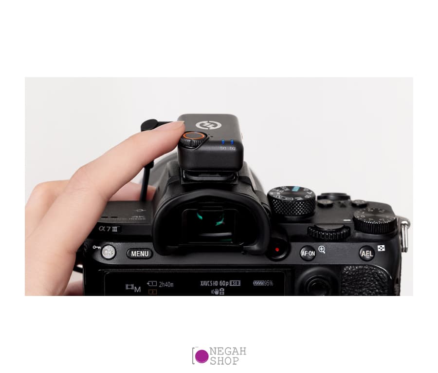 میکروفون بی سیم دو کاناله Hollyland Lark M2S Ultimate Combo به همراه 24 ماه گارانتی ایران هالی لند — تصویر ۳