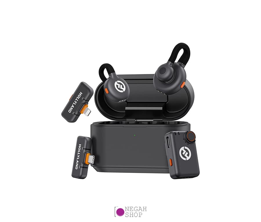 میکروفون بی سیم دو کاناله Hollyland Lark M2S Ultimate Combo به همراه 24 ماه گارانتی ایران هالی لند