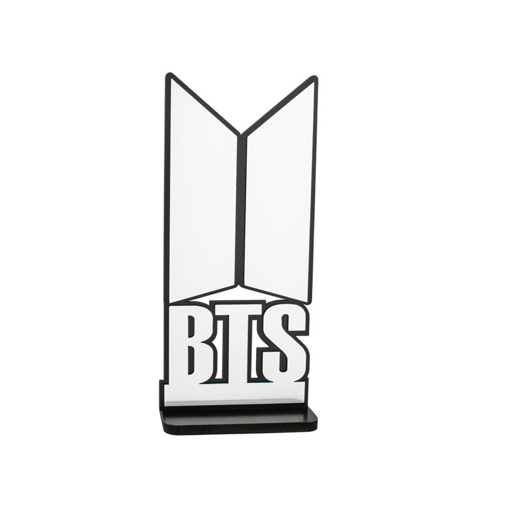 لوگو چوبی گروه بی تی اس (BTS)