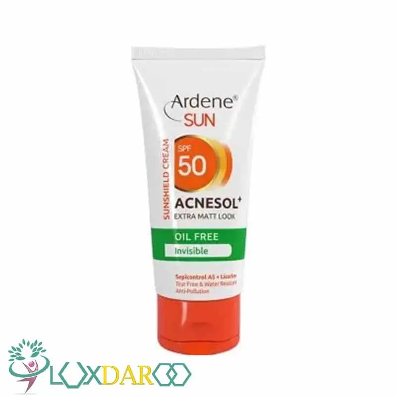 کرم ضد آفتاب بی رنگ فاقد چربی آردن SPF50