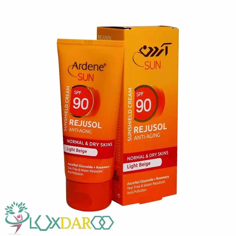 کرم ضد آفتاب بژ روشن پوست معمولی و خشک آردن SPF90