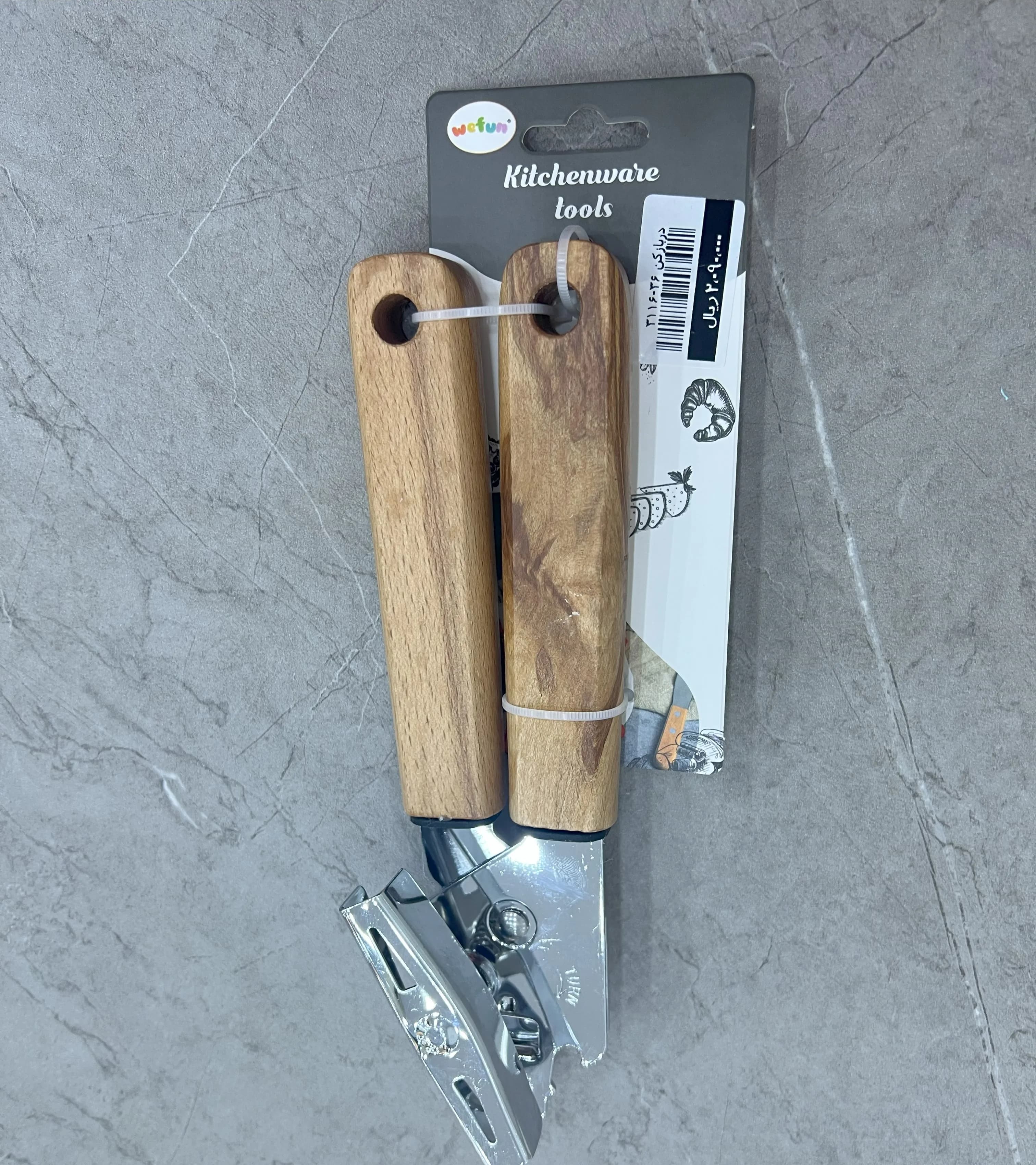 دربازکن استیل دسته چوبی 3116-36 وارداتی (x)