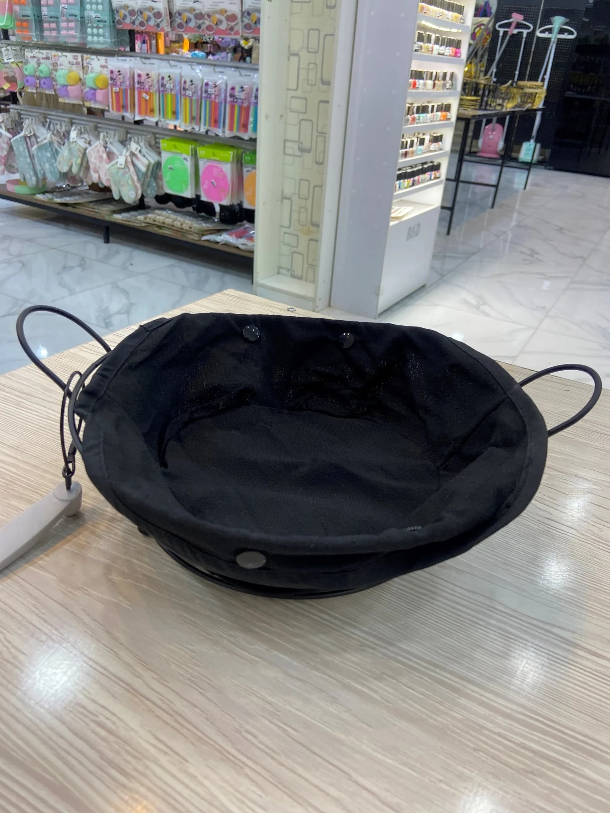سبد گرد فلزی پارچه دار 0677-17 وارداتی (x)
