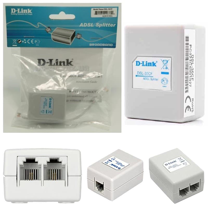 Splitter Adsl D-Link Dsl-30cf های کپی — تصویر ۲