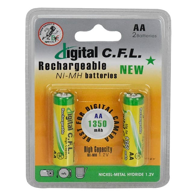 باتری شارژی قلمی 2 عددی CFL 1350 — تصویر ۲