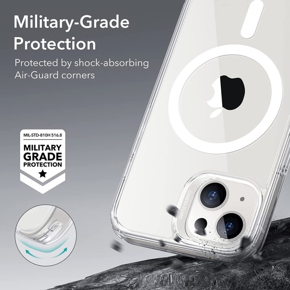 قاب iPhone 17ProMax شفاف مگسیف دار — تصویر ۲