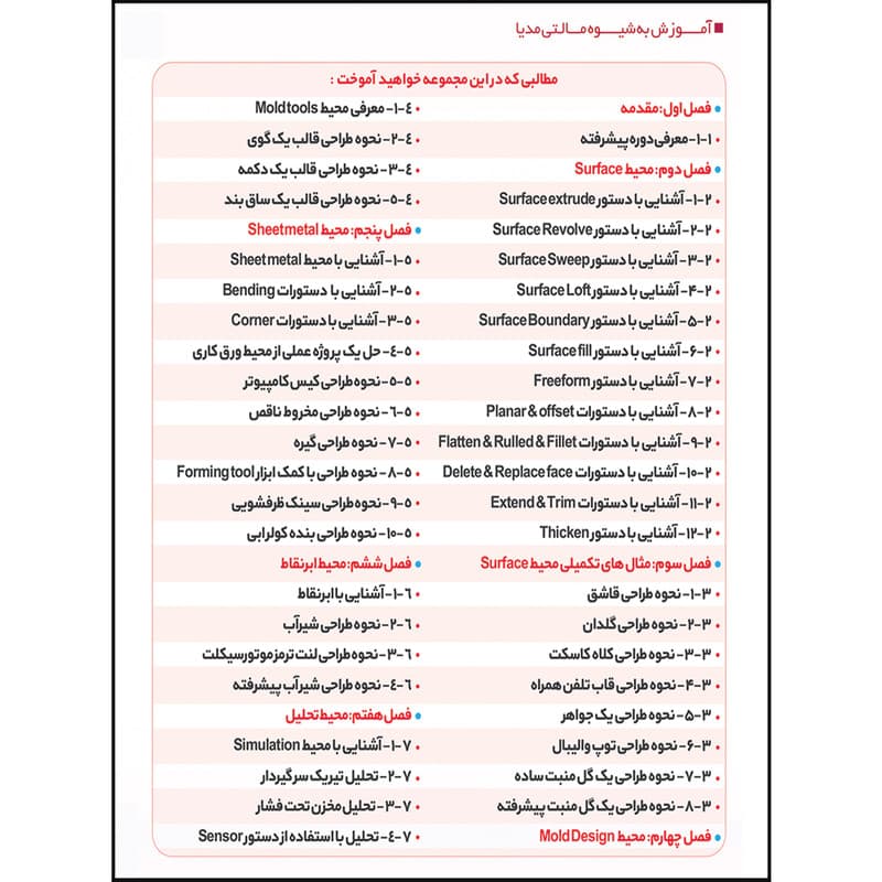 نرم افزار آموزش سالیدورکس پیشرفته نشر مهرگان — تصویر ۴