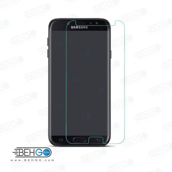 گلس بی رنگ و شفاف یا محافظ صفحه نمایش شیشه ای Glass Screen Protector samsung j7 pro