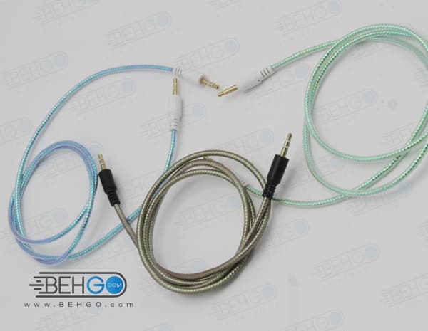کابل AUX انتقال صدا سامسونگ ،هواوی ،ایفون و سایر برندها به اسپیکر کد AUX Cable Samsung, iPhone, Huawei code 1 — تصویر ۲